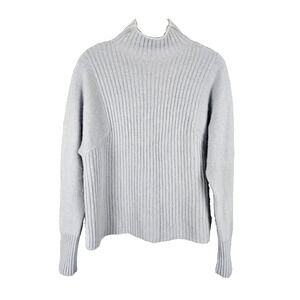 Zara 100% Cashmere Turtleneck Sweater Womens Size M Knit Pullover Mock Soft Cozy